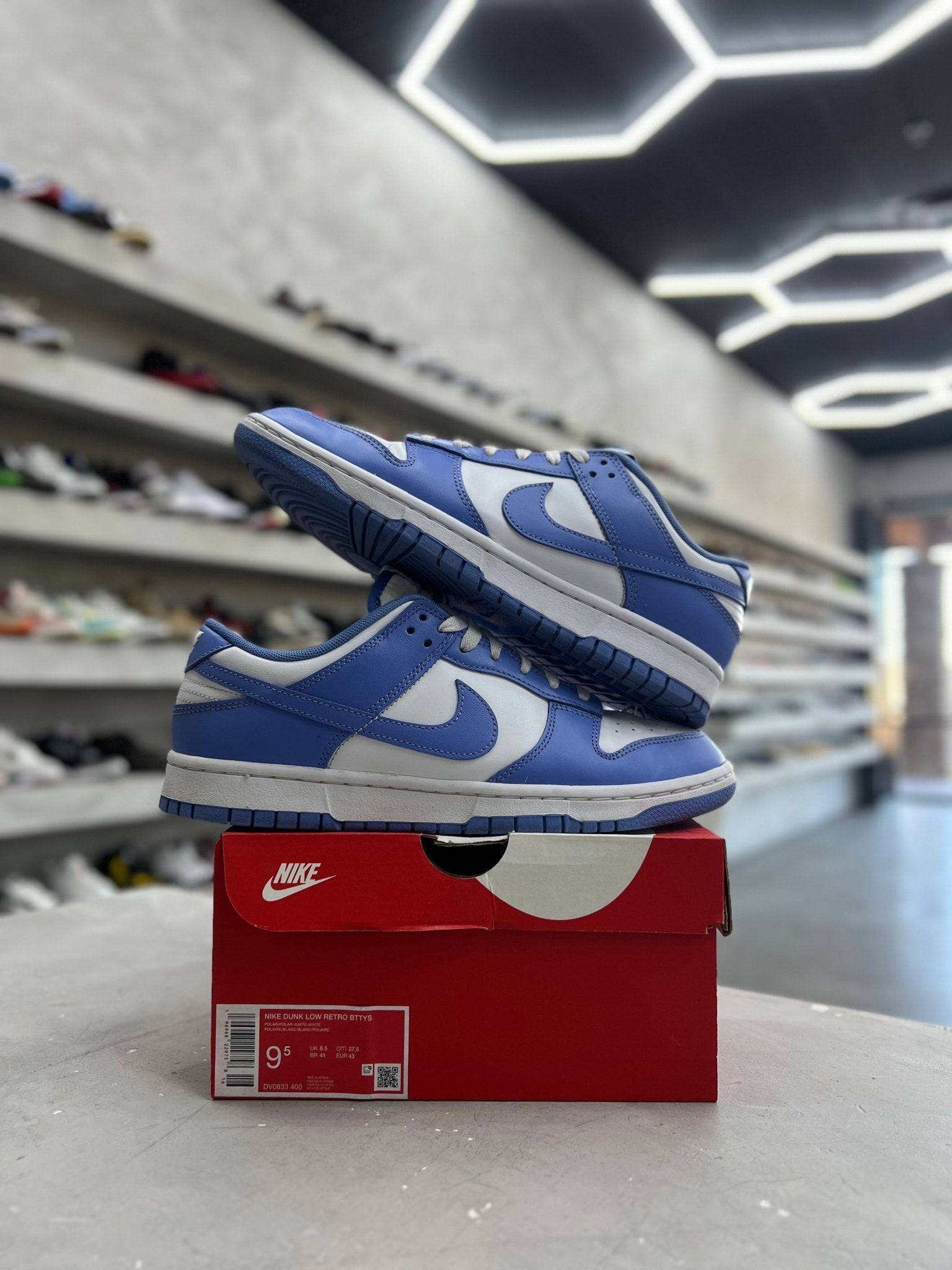 Nike Dunk Low Polar Blue Sz 9.5 (PREOWNED) - Restock AveNike Dunk Low Polar Blue Sz 9.5 (PREOWNED)Restock AveRestock Ave9.5Restock Ave