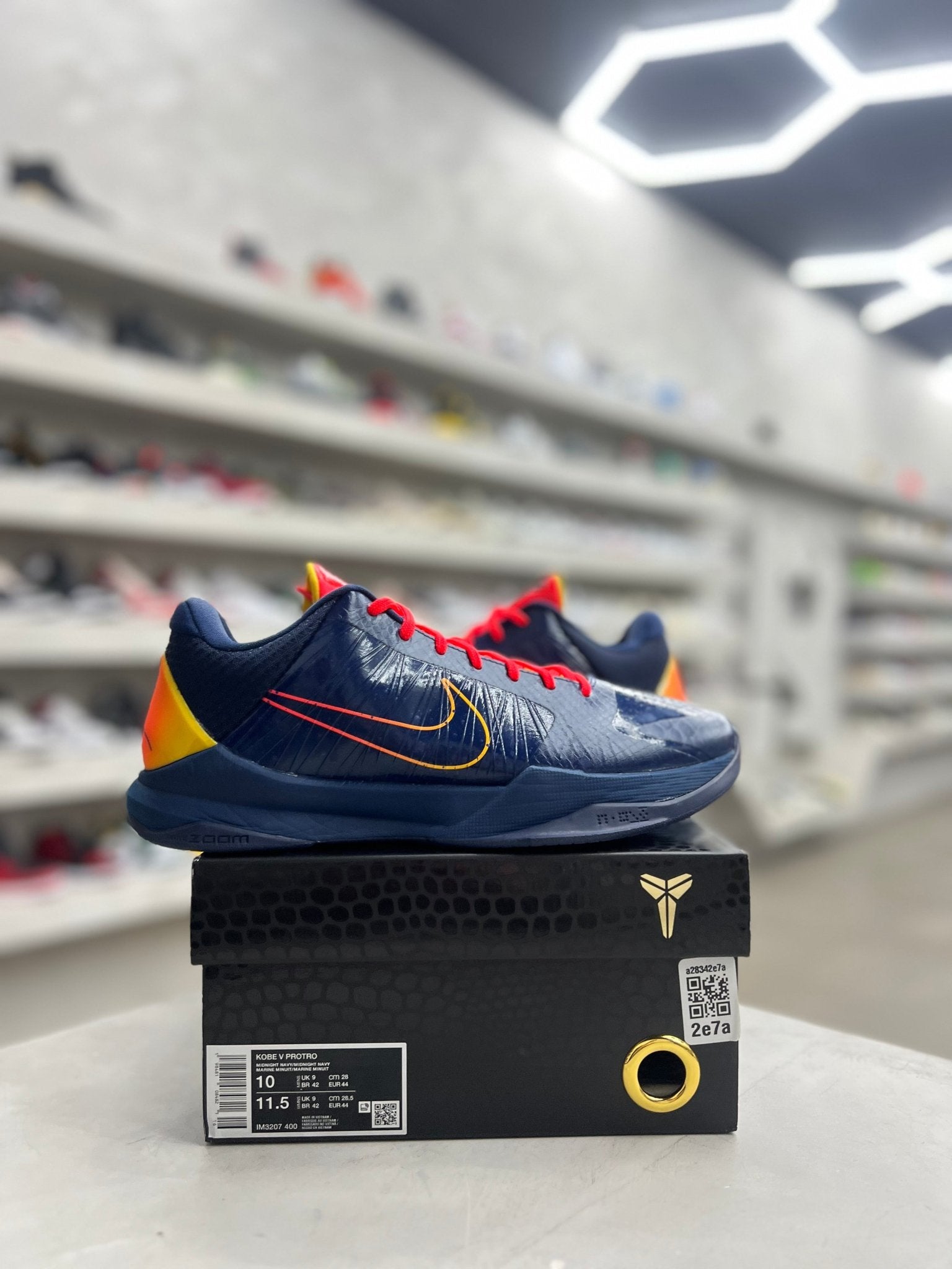 Nike Kobe 5 Protro Caitlin Clark Indiana Fever Sz 10 (PREOWNED) - Restock AveNike Kobe 5 Protro Caitlin Clark Indiana Fever Sz 10 (PREOWNED)Restock AveRestock Ave10Restock Ave