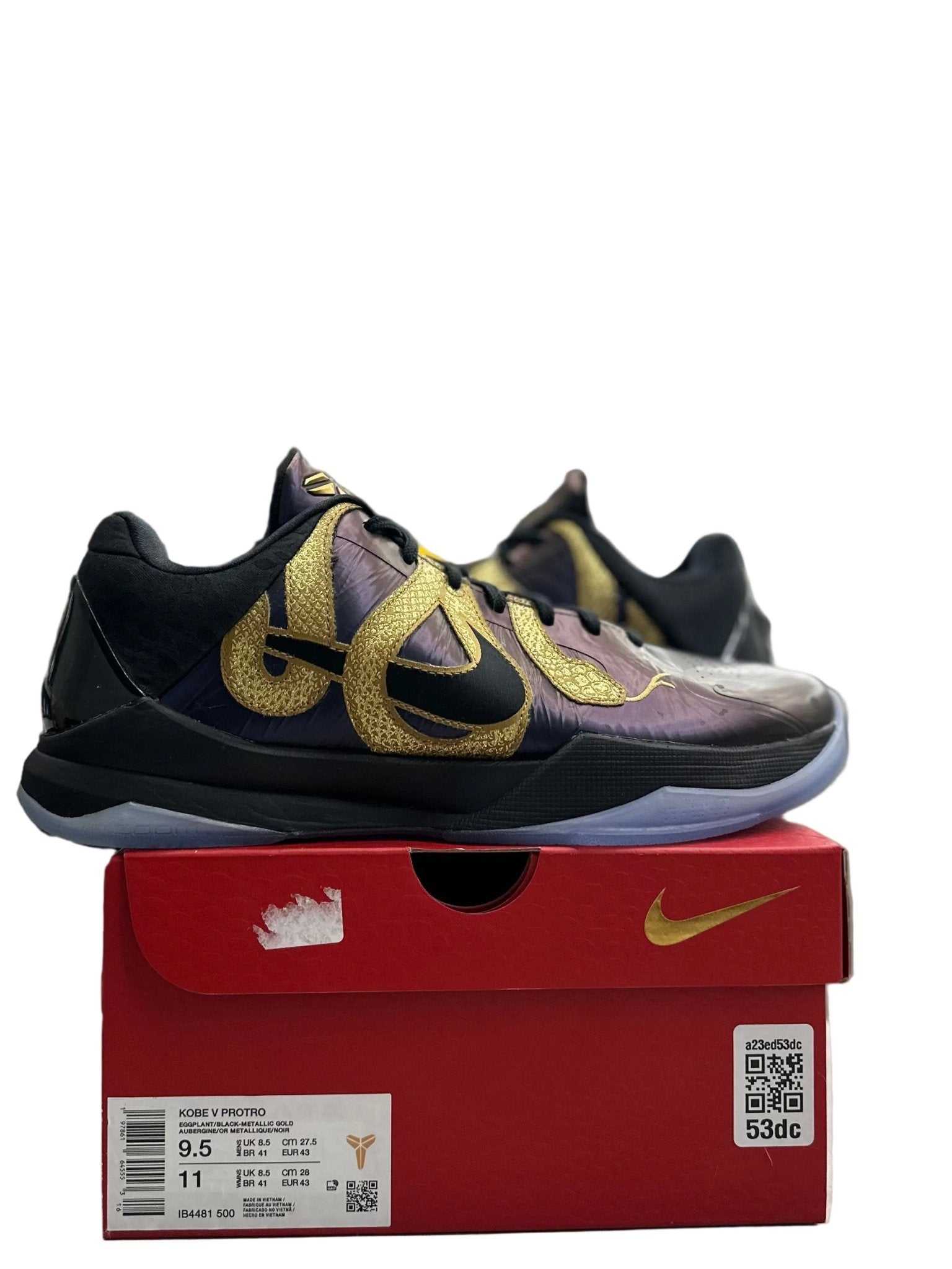 Nike Kobe 5 Protro Year of the Mamba Eggplant Sz 9.5 (PREOWNED) - Restock AveNike Kobe 5 Protro Year of the Mamba Eggplant Sz 9.5 (PREOWNED)Restock AveRestock Ave9.5Restock Ave