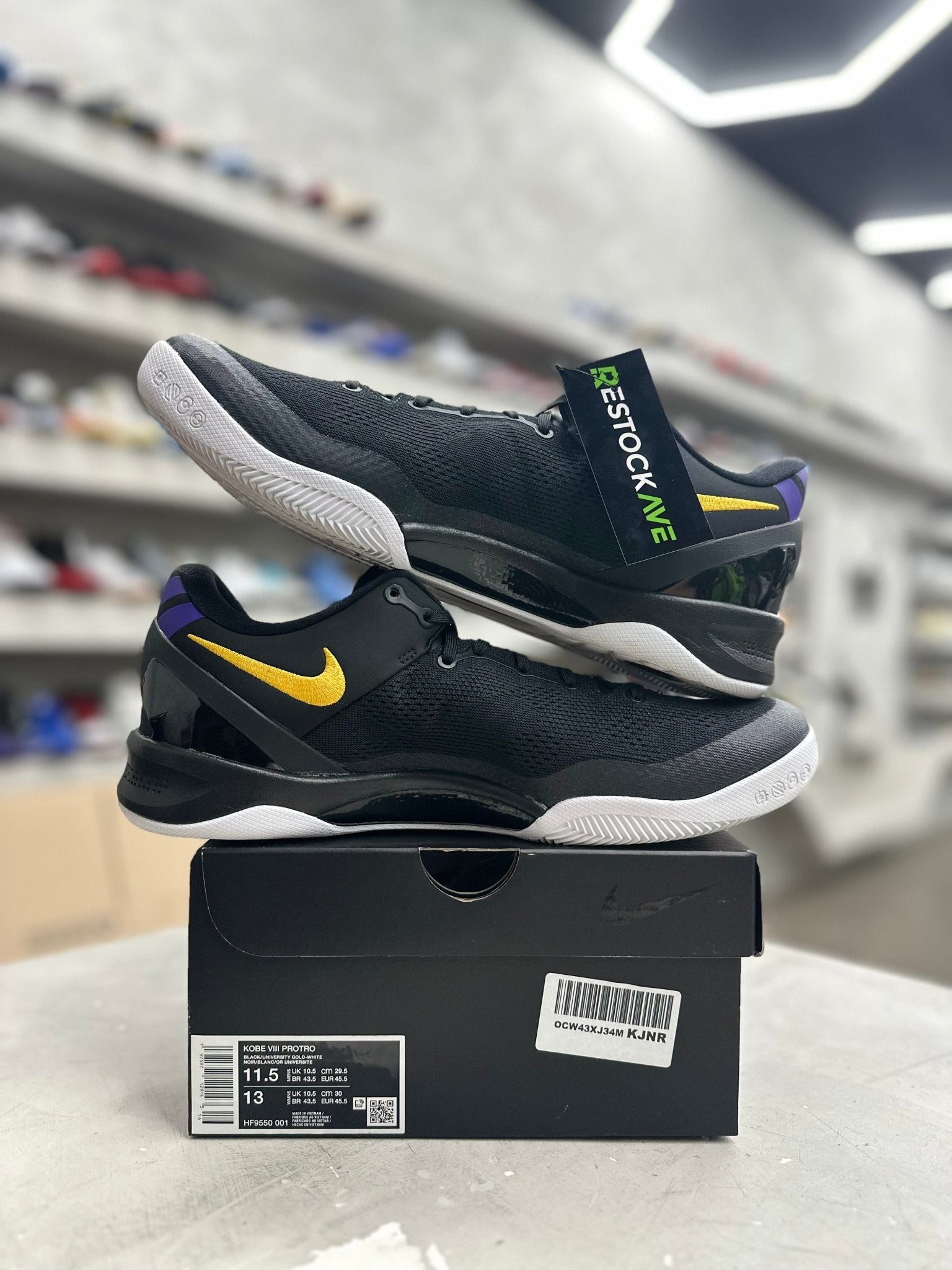 Nike Kobe 8 Protro Lakers Away Sz 11.5 (PREOWNED) - Restock AveNike Kobe 8 Protro Lakers Away Sz 11.5 (PREOWNED)Restock AveRestock Ave11.5Restock Ave