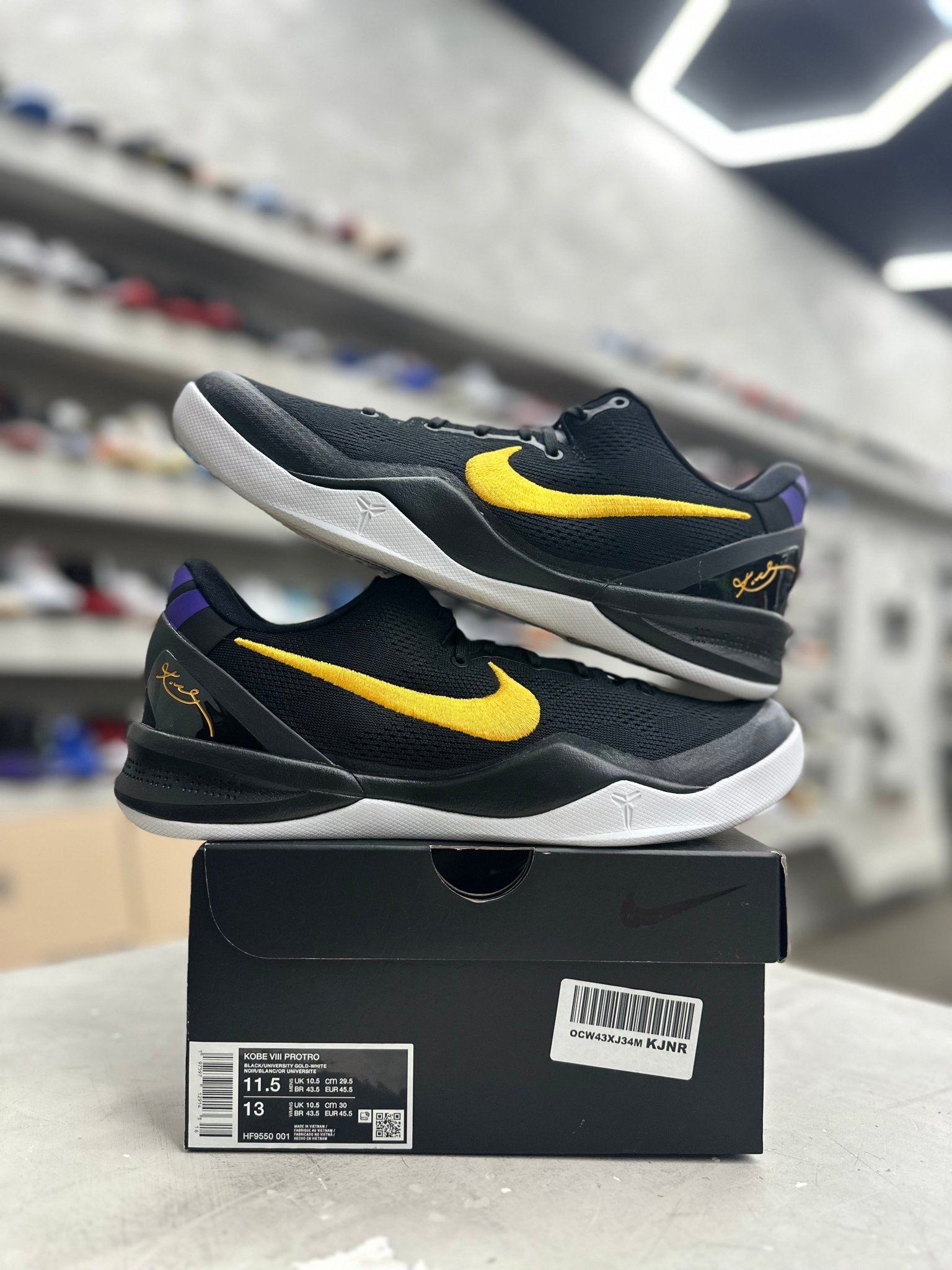 Nike Kobe 8 Protro Lakers Away Sz 11.5 (PREOWNED) - Restock AveNike Kobe 8 Protro Lakers Away Sz 11.5 (PREOWNED)Restock AveRestock Ave11.5Restock Ave