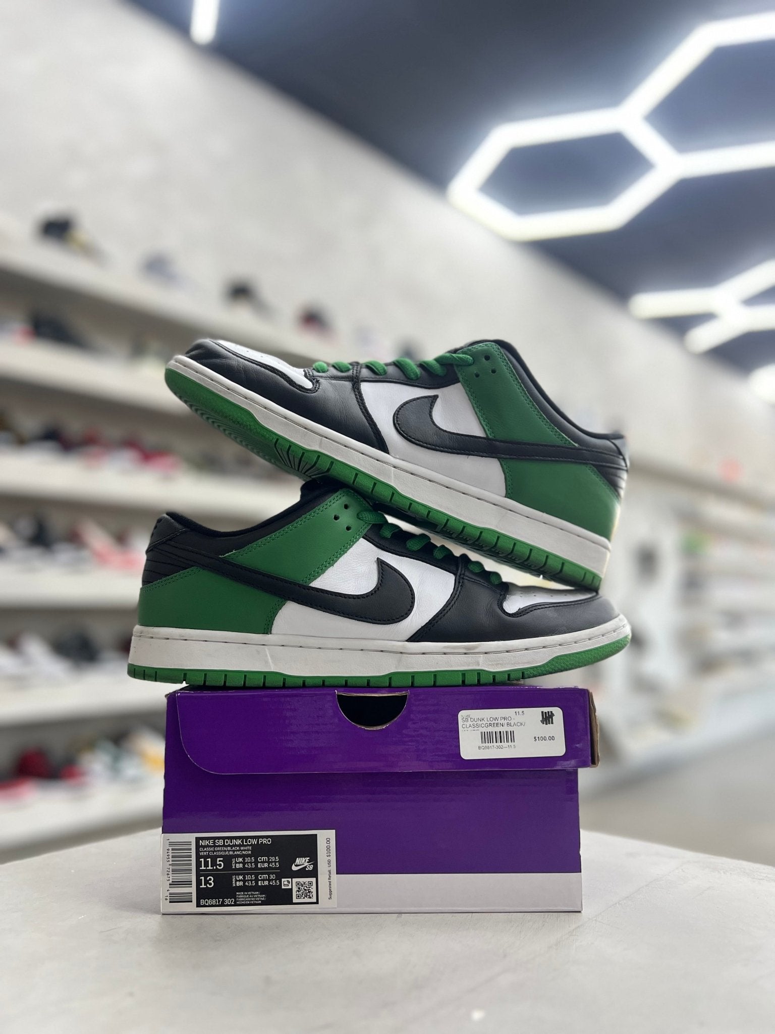 Nike SB Dunk Low Classic Green Sz 11.5 (PREOWNED) - Restock AveNike SB Dunk Low Classic Green Sz 11.5 (PREOWNED)Restock AveRestock Ave11.5Restock Ave