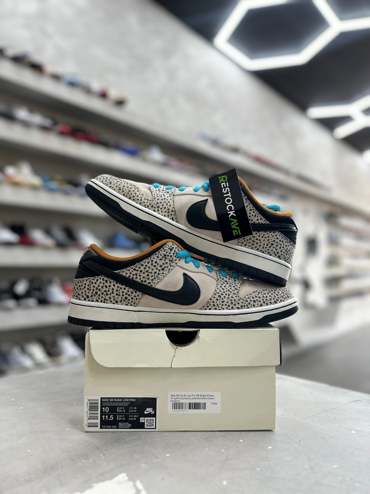 Nike SB Dunk Low Electric Pack Olympic Safari Sz 10 (PREOWNED) - Restock AveNike SB Dunk Low Electric Pack Olympic Safari Sz 10 (PREOWNED)Restock AveRestock Ave10Restock Ave