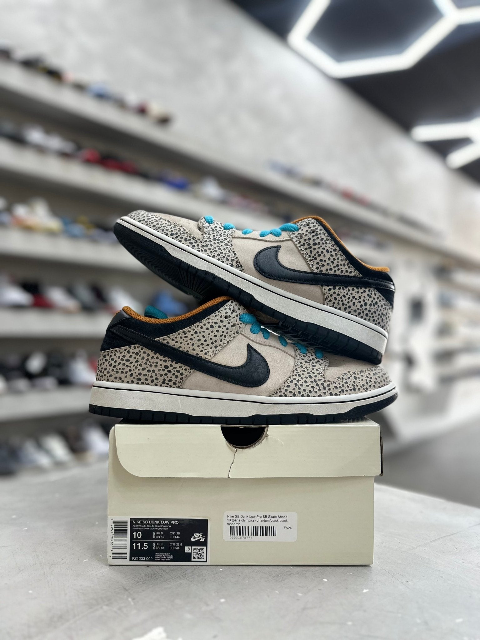 Nike SB Dunk Low Electric Pack Olympic Safari Sz 10 (PREOWNED) - Restock AveNike SB Dunk Low Electric Pack Olympic Safari Sz 10 (PREOWNED)Restock AveRestock Ave10Restock Ave