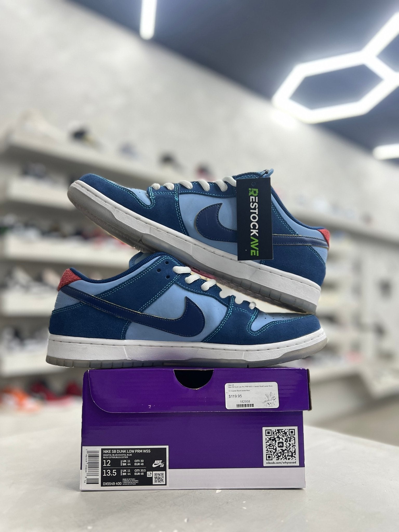 Nike SB Dunk Low Pro Why So Sad? Sz 12 (PREOWNED) - Restock AveNike SB Dunk Low Pro Why So Sad? Sz 12 (PREOWNED)Restock AveRestock Ave12Restock Ave