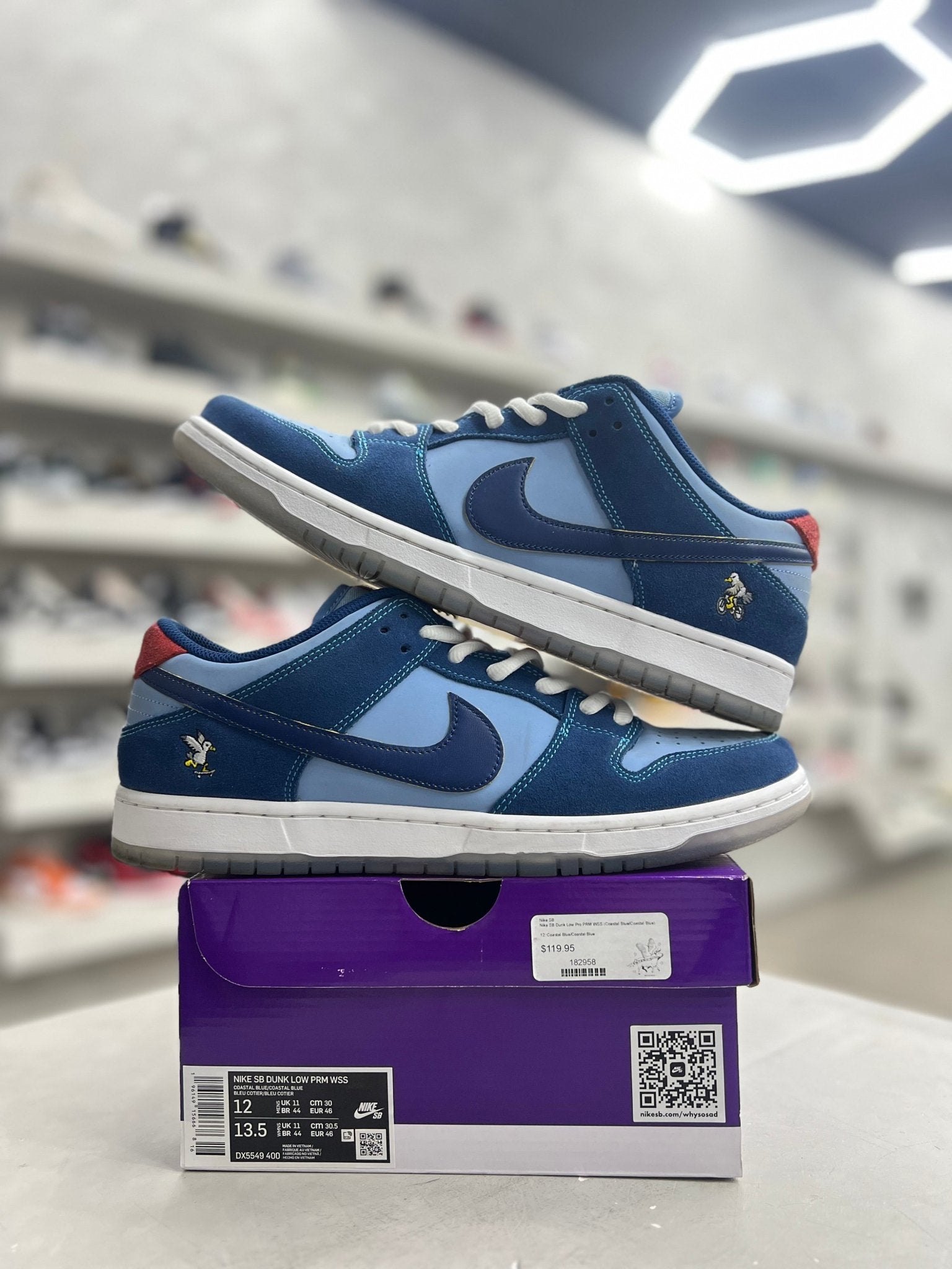 Nike SB Dunk Low Pro Why So Sad? Sz 12 (PREOWNED) - Restock AveNike SB Dunk Low Pro Why So Sad? Sz 12 (PREOWNED)Restock AveRestock Ave12Restock Ave