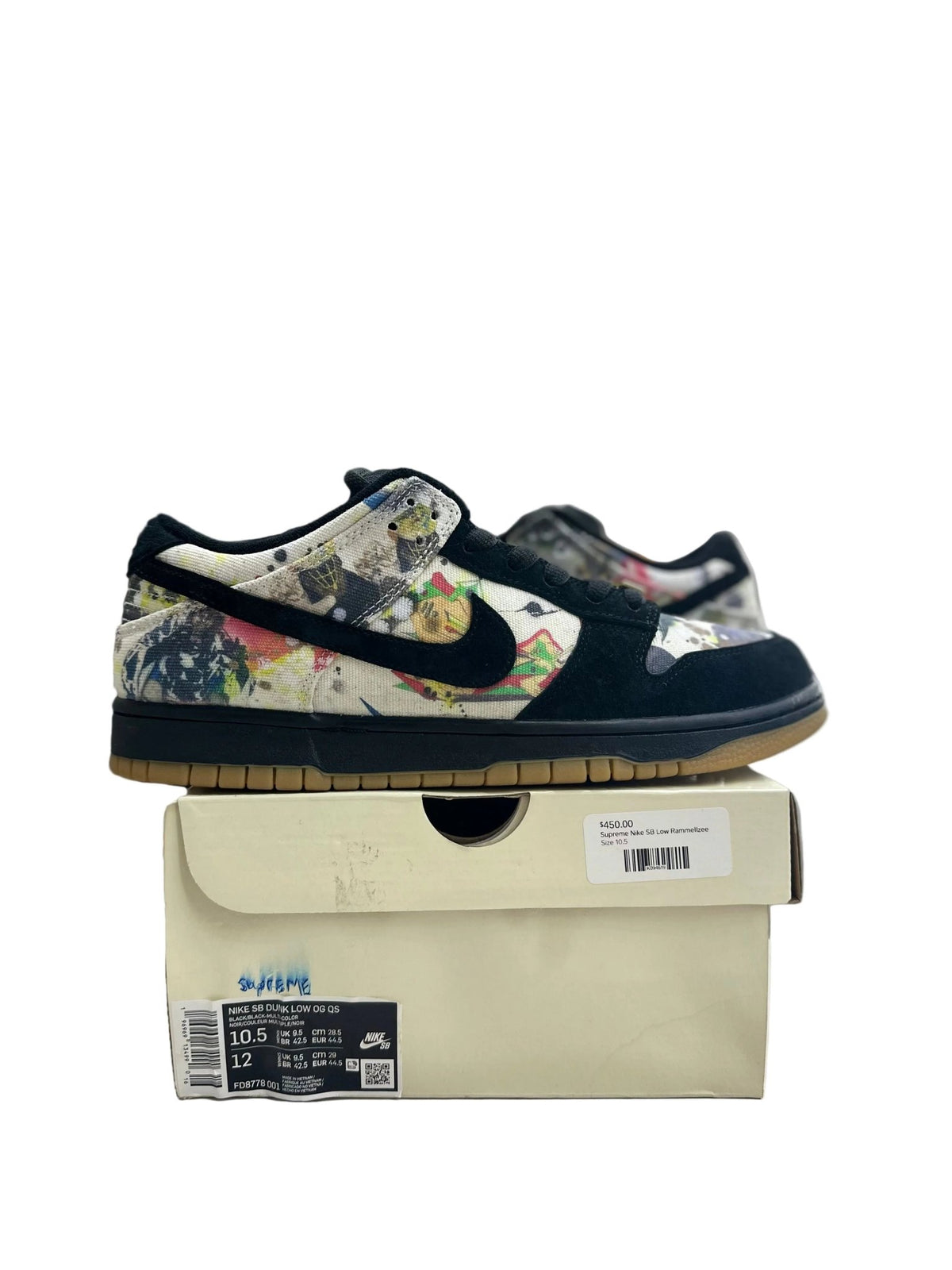 Nike SB Dunk Low Supreme Rammellzee as 10.5 (PREOWNED) - Restock AveNike SB Dunk Low Supreme Rammellzee as 10.5 (PREOWNED)Restock AveRestock Ave10.593098867Restock Ave