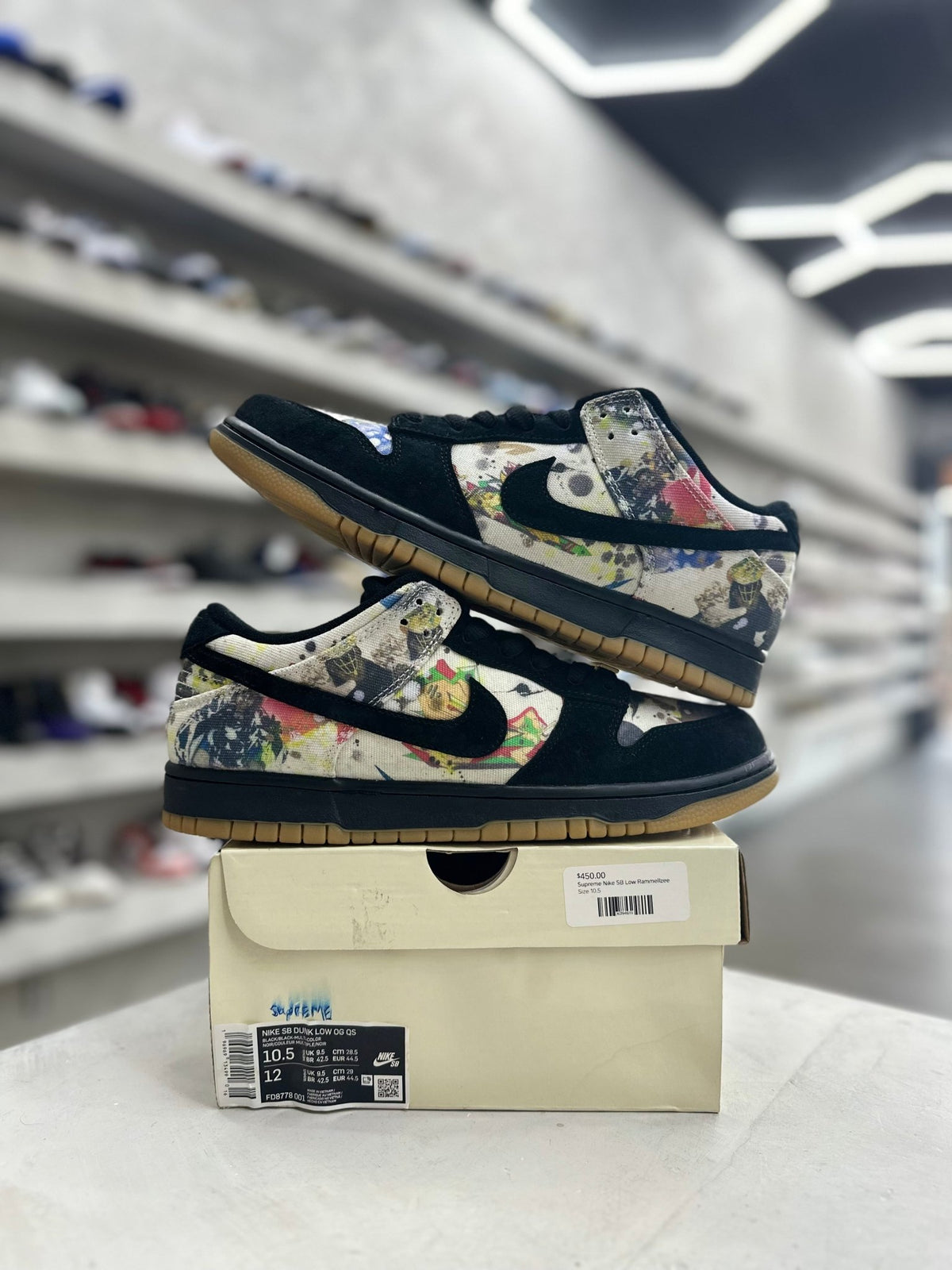 Nike SB Dunk Low Supreme Rammellzee as 10.5 (PREOWNED) - Restock AveNike SB Dunk Low Supreme Rammellzee as 10.5 (PREOWNED)Restock AveRestock Ave10.593098867Restock Ave