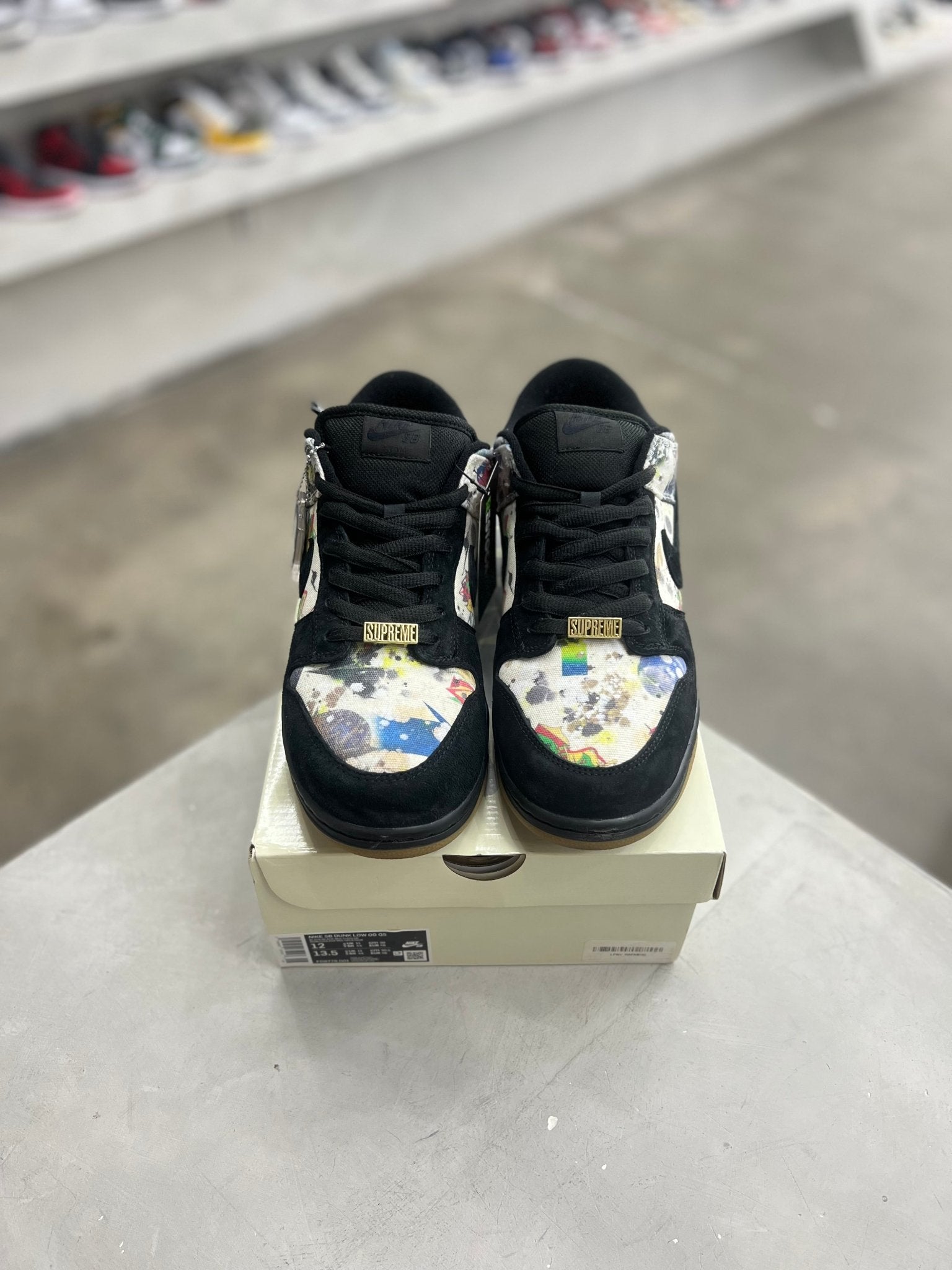 Nike SB Dunk Low Supreme Rammellzee Sz 12 (PREOWNED) - Restock AveNike SB Dunk Low Supreme Rammellzee Sz 12 (PREOWNED)Restock AveRestock Ave1282509171Restock Ave