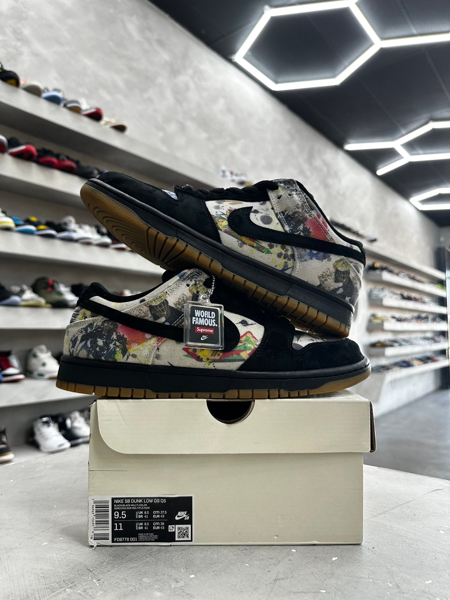 Nike SB Dunk Low Supreme Rammellzee Sz 9.5 (PREOWNED) - Restock AveNike SB Dunk Low Supreme Rammellzee Sz 9.5 (PREOWNED)Restock AveRestock Ave9.599108211Restock Ave