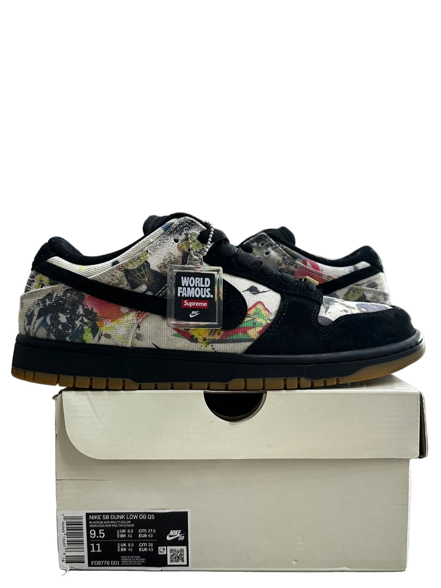 Nike SB Dunk Low Supreme Rammellzee Sz 9.5 (PREOWNED) - Restock AveNike SB Dunk Low Supreme Rammellzee Sz 9.5 (PREOWNED)Restock AveRestock Ave9.599108211Restock Ave