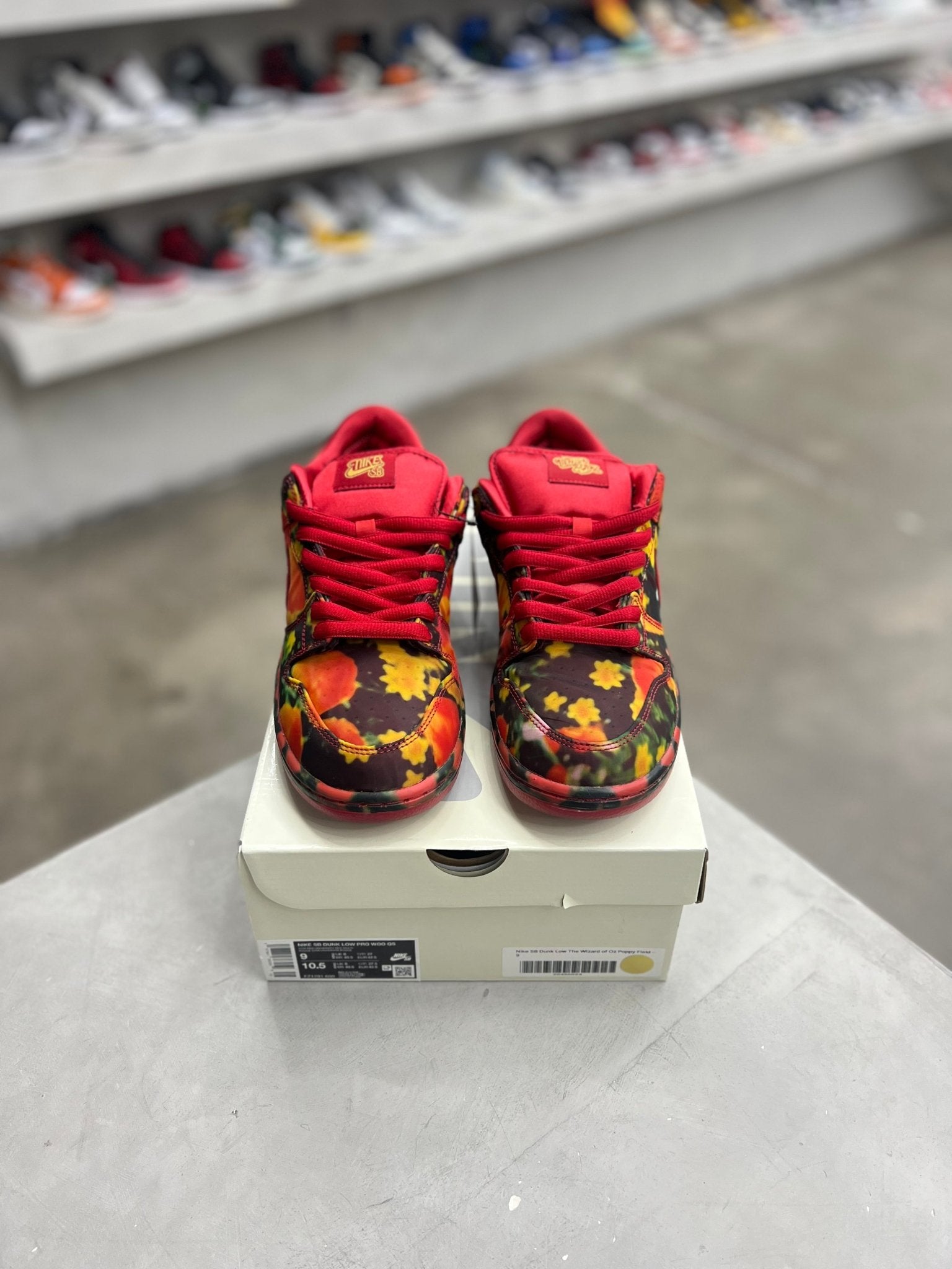 Nike SB Dunk Low The Wizard of Oz Poppy Field Sz 9 (PREOWNED) - Restock AveNike SB Dunk Low The Wizard of Oz Poppy Field Sz 9 (PREOWNED)Restock AveRestock Ave9Restock Ave