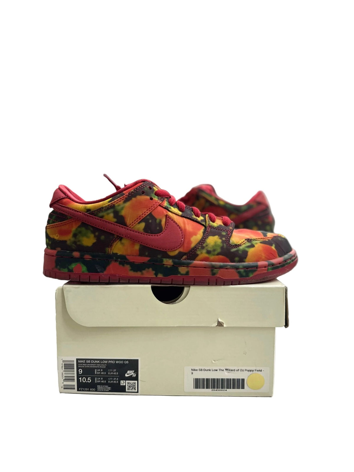 Nike SB Dunk Low The Wizard of Oz Poppy Field Sz 9 (PREOWNED) - Restock AveNike SB Dunk Low The Wizard of Oz Poppy Field Sz 9 (PREOWNED)Restock AveRestock Ave9Restock Ave