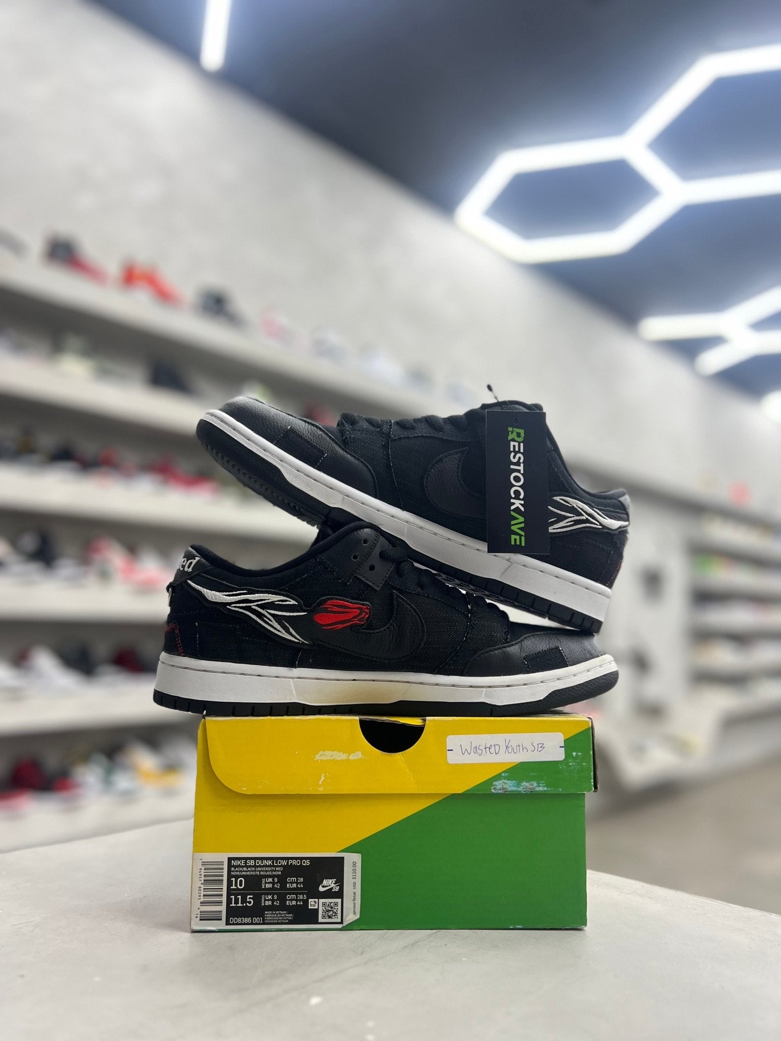 Nike SB Dunk Low Wasted Youth Sz 10 (PREOWNED) - Restock AveNike SB Dunk Low Wasted Youth Sz 10 (PREOWNED)Restock AveRestock Ave10Restock Ave