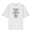 NOTHING LUCKY WHITE T - SHIRT - Restock AveNOTHING LUCKY WHITE T - SHIRTRestock AveRestock AveSRestock Ave