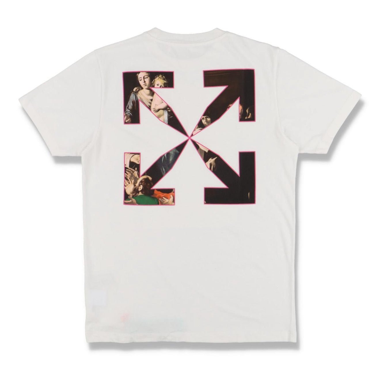 Off - White Sprayed Caravaggio Arrows White T-Shirt (PREOWNED) - Restock AveOff - White Sprayed Caravaggio Arrows White T-Shirt (PREOWNED)Restock AveRestock AveS40643955Restock Ave