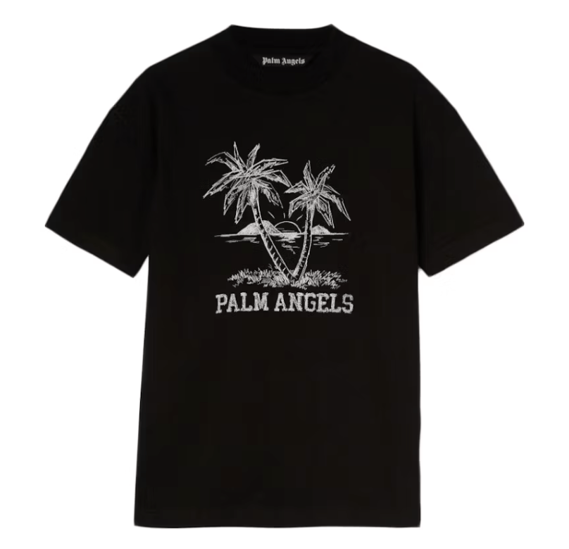 Palm Angels Sunset Palms T-shirt Black/White - Restock AvePalm Angels Sunset Palms T-shirt Black/WhiteRestock AveRestock AveL74345075Restock Ave