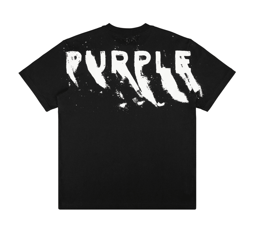 PURPLE Painted Wordmark Tee - Restock AvePURPLE Painted Wordmark TeeRestock AveRestock AveL96550771Restock Ave