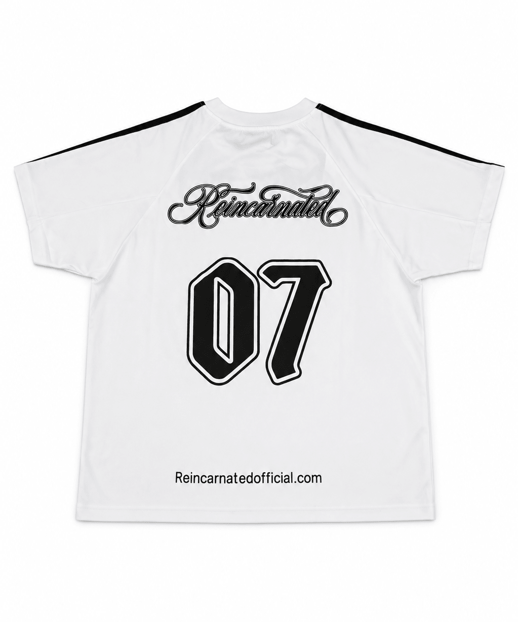 REINCARNATED CLUB 07 WHITE JERSEY - Restock AveREINCARNATED CLUB 07 WHITE JERSEYRestock AveRestock AveS40878963Restock Ave
