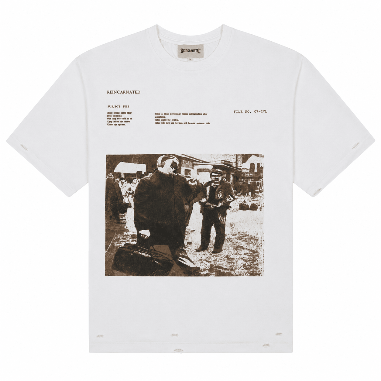 Reincarnated Outlier Tee - Restock AveReincarnated Outlier TeeRestock AveRestock AveS21302899Restock Ave