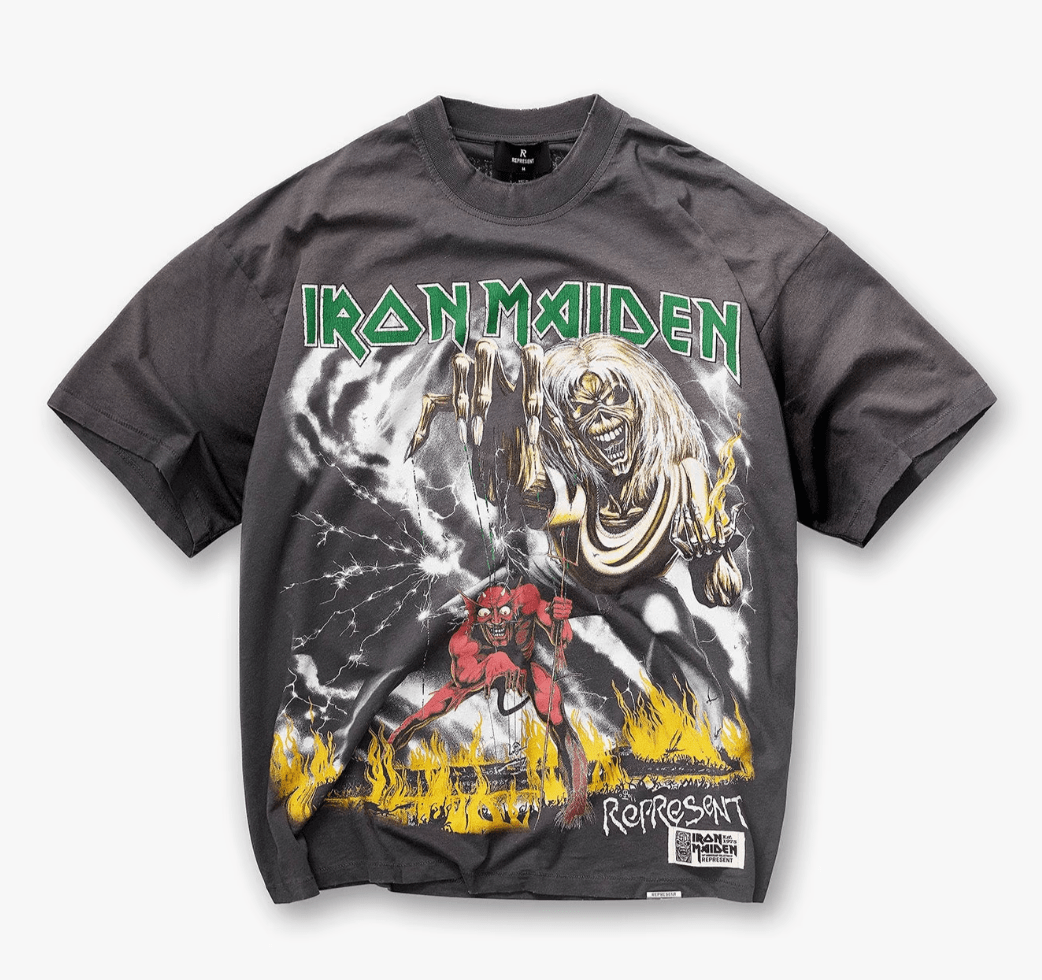 Represent X Iron Maiden Number Of Beast T-Shirt - Restock AveRepresent X Iron Maiden Number Of Beast T-ShirtRestock AveRestock AveL56577907Restock Ave