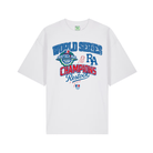 RESTOCK AVE WORLD SERIES CHAMPIONS WHITE T - SHIRT - Restock AveRESTOCK AVE WORLD SERIES CHAMPIONS WHITE T - SHIRTRestock AveRestock AveSRestock Ave