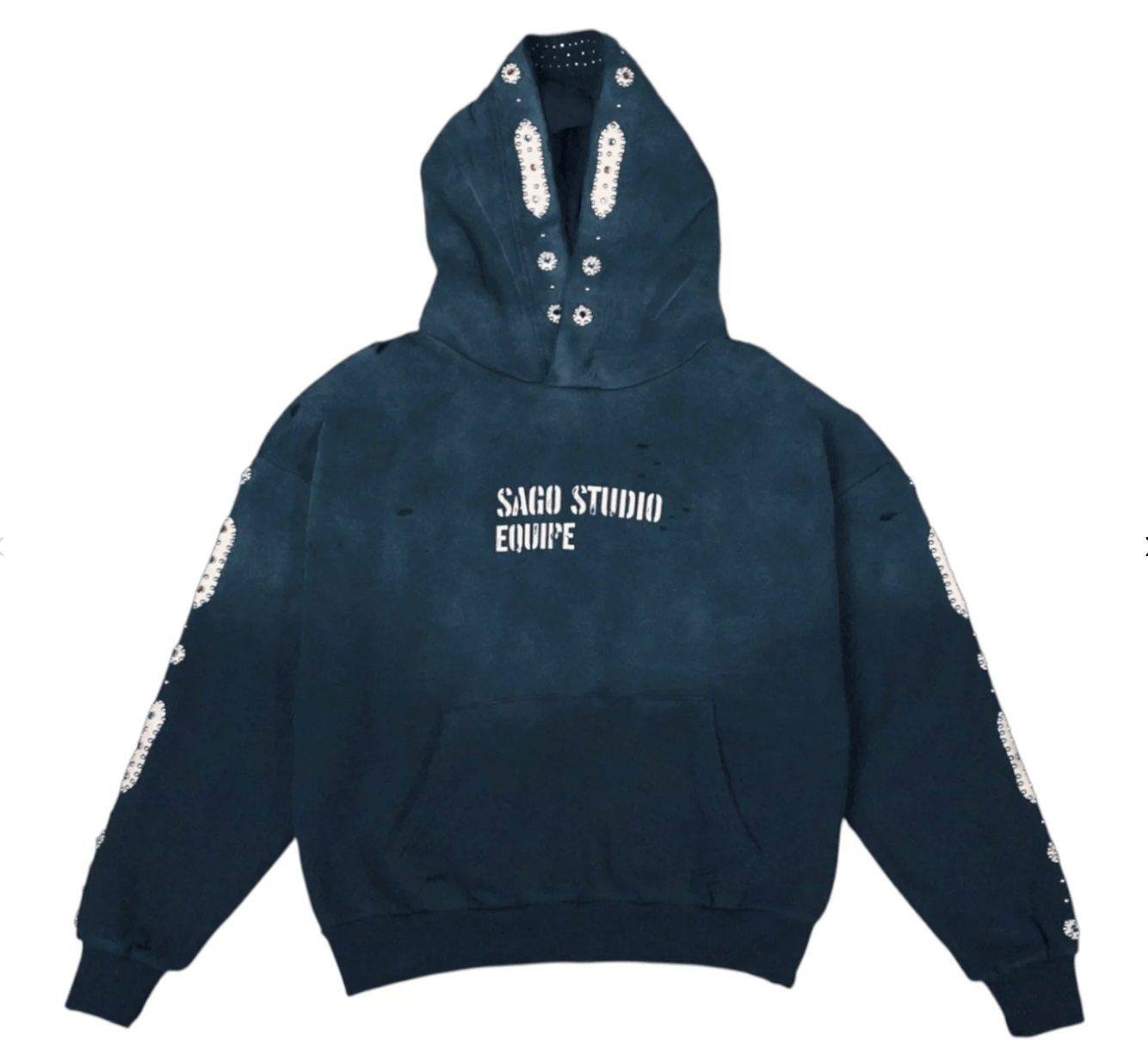 Sago Studio Rivet Hoodie - Restock AveSago Studio Rivet HoodieRestock AveRestock AveXL60945267Restock Ave