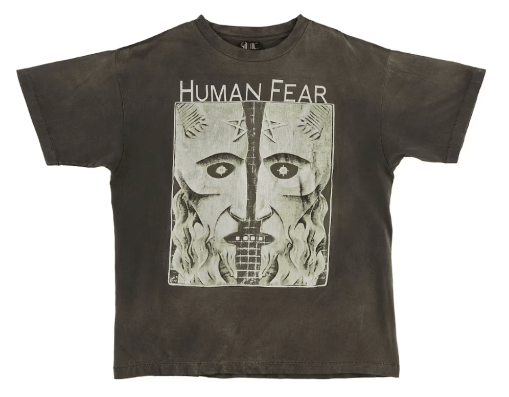 Saint Mxxxxxx Human Fear T-Shirt Vintage Black (PREOWNED) - Restock AveSaint Mxxxxxx Human Fear T-Shirt Vintage Black (PREOWNED)Restock AveRestock AveM92981107Restock Ave