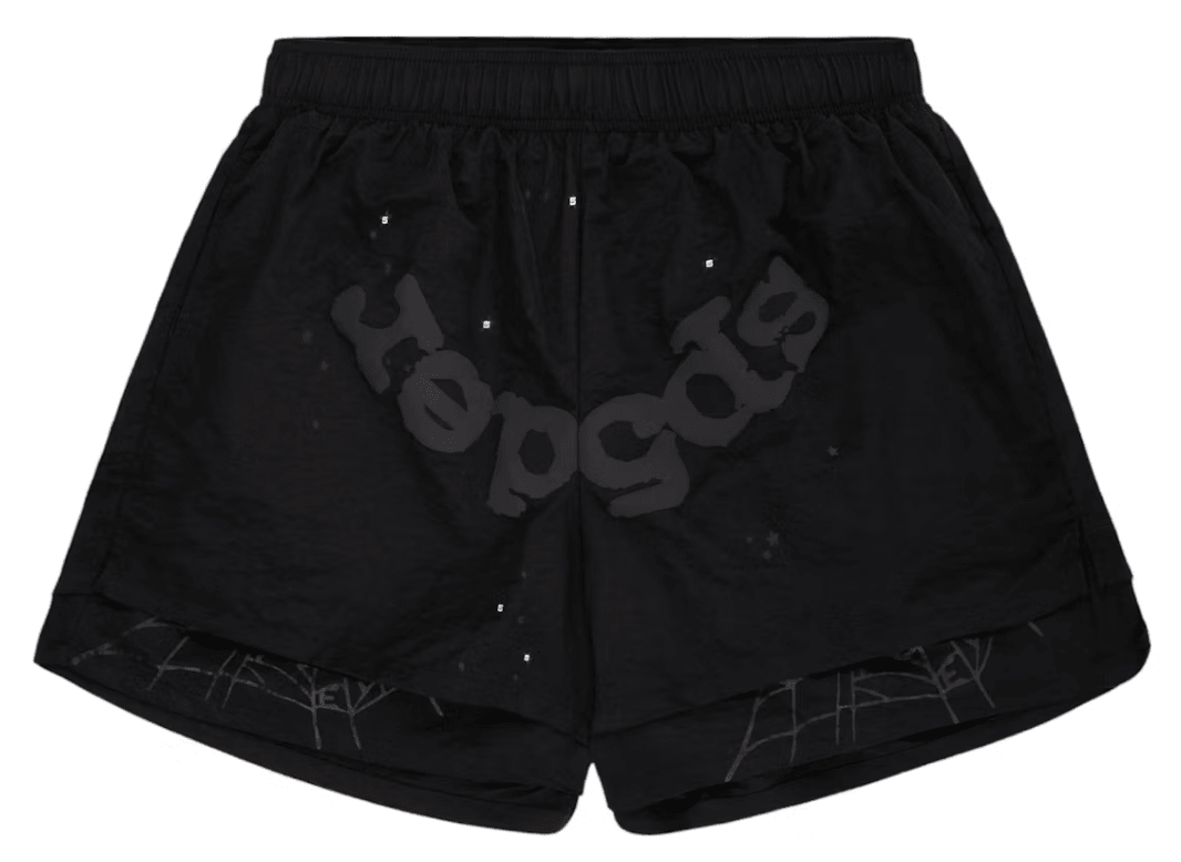 Sp5der OG Web Double Layer Short Black - Restock AveSp5der OG Web Double Layer Short BlackRestock AveRestock AveXL79747955Restock Ave