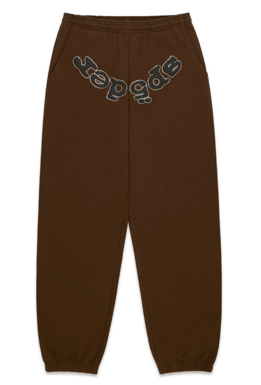 SP5DER RHINESTONE OG LOGO BROWN SWEATPANT - Restock AveSP5DER RHINESTONE OG LOGO BROWN SWEATPANTRestock AveRestock AveL15924851Restock Ave