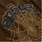 SP5DER RHINESTONE OG WEB BROWN HOODIE - Restock AveSP5DER RHINESTONE OG WEB BROWN HOODIERestock AveRestock AveL53796723Restock Ave