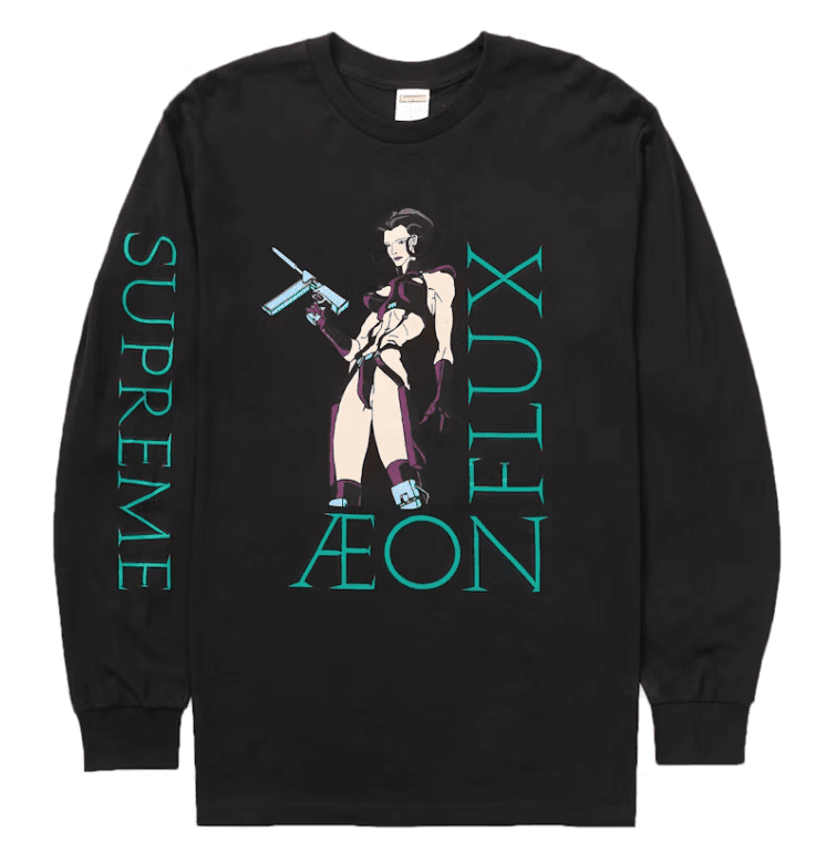 Supreme Aeon Flux L/S Tee Black – Restock Ave