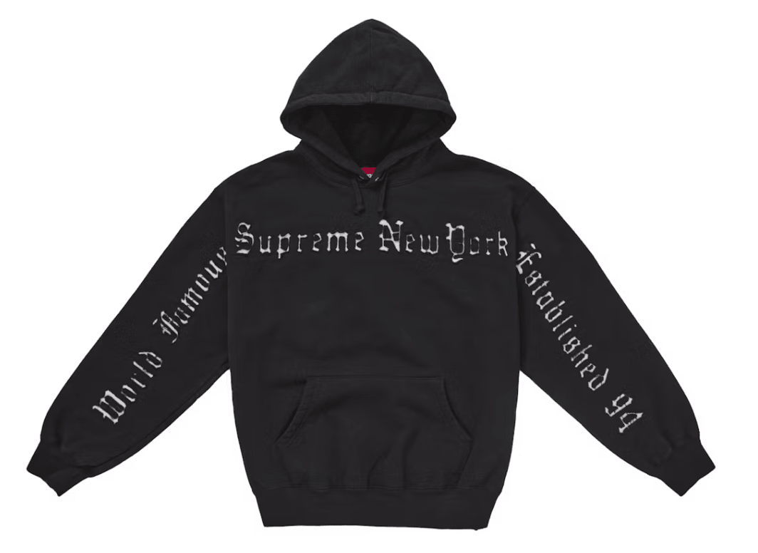 Supreme Contrast Cutout Hooded Sweatshirt Black - Restock AveSupreme Contrast Cutout Hooded Sweatshirt BlackRestock AveRestock AveL24733043Restock Ave