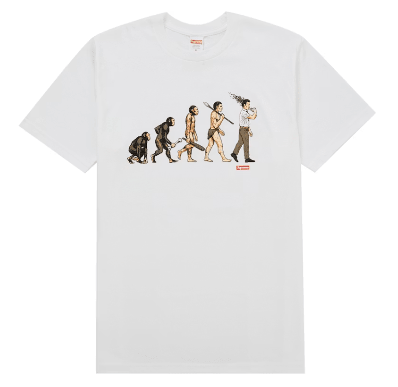Supreme Evolution Tee White - Restock AveSupreme Evolution Tee WhiteRestock AveRestock AveL44145011Restock Ave