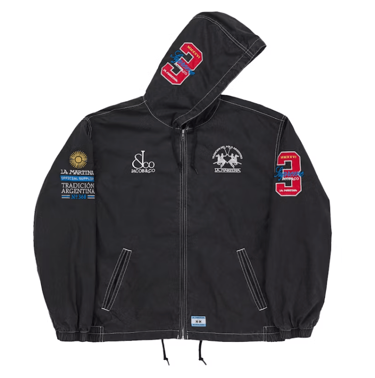 Supreme La Martina Lightweight Hooded Jacket Black - Restock AveSupreme La Martina Lightweight Hooded Jacket BlackRestock AveRestock AveXL27065459Restock Ave