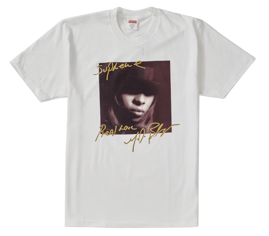 Supreme Mary J. Blige Tee White - Restock AveSupreme Mary J. Blige Tee WhiteRestock AveRestock AveXL25258867Restock Ave