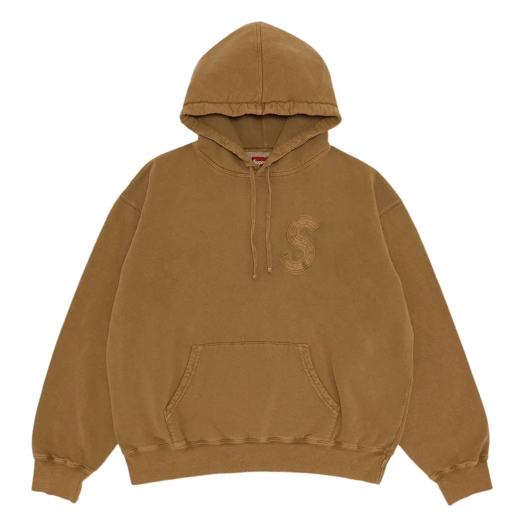 Supreme Overdyed S Logo Hooded Sweatshirt Tan - Restock AveSupreme Overdyed S Logo Hooded Sweatshirt TanRestock AveRestock AveL94923379Restock Ave
