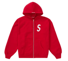 Supreme S Logo Zip Up Hooded Sweatshirt Red - Restock AveSupreme S Logo Zip Up Hooded Sweatshirt RedRestock AveRestock AveMRestock Ave