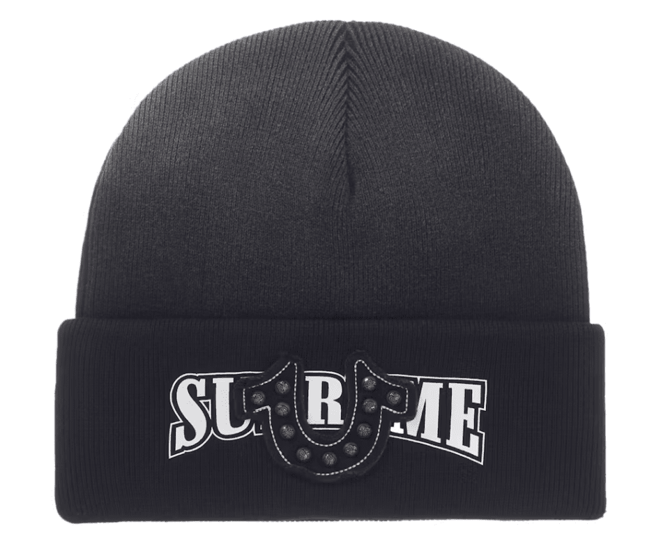 Supreme True Religion Beanie (FW25) Black – Restock Ave Supreme True Religion Beanie (FW25) Black – Restock Ave