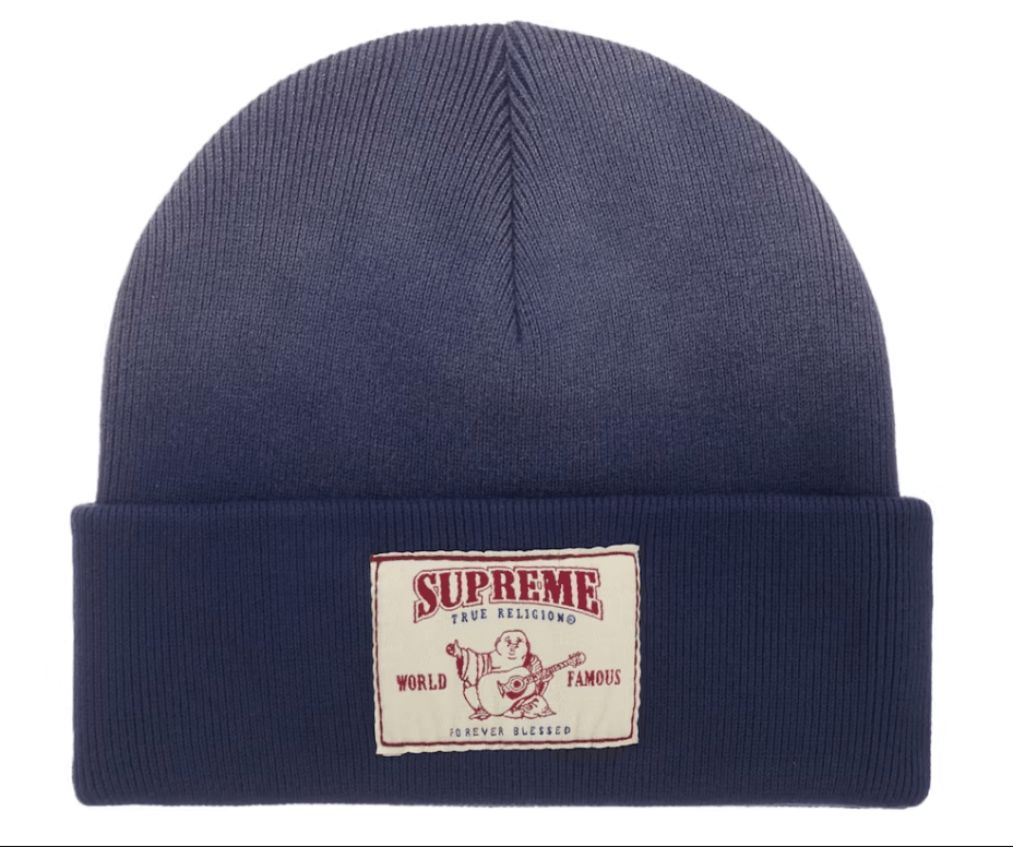 Supreme True Religion Beanie (FW25) Navy - Restock AveSupreme True Religion Beanie (FW25) NavyRestock AveRestock Ave55878003Restock Ave