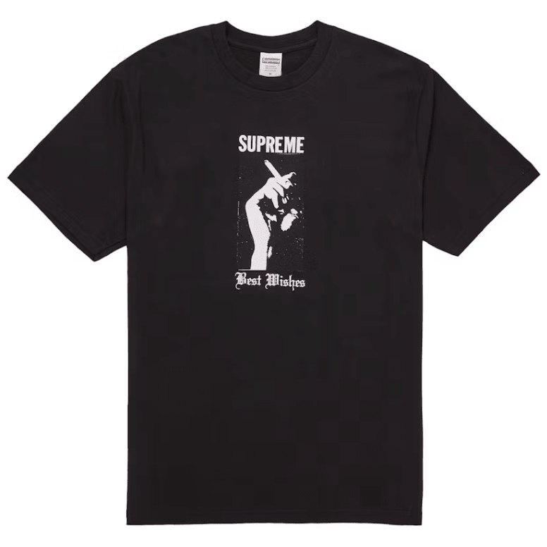 Supreme Wish Tee Black - Restock AveSupreme Wish Tee BlackRestock AveRestock AveXL25814643Restock Ave
