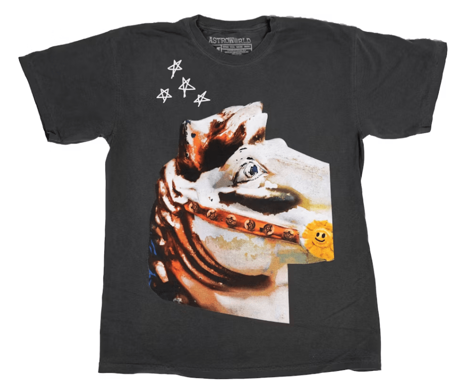 Travis Scott Astroworld Horse Head Tee Washed Black - Restock AveTravis Scott Astroworld Horse Head Tee Washed BlackRestock AveRestock AveXL18797683Restock Ave