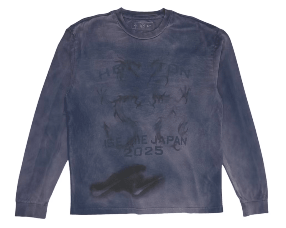 Travis Scott Cactus Jack x Fragment x Nike Houston To Ise Mie Longsleeve Washed Blue - Restock AveTravis Scott Cactus Jack x Fragment x Nike Houston To Ise Mie Longsleeve Washed BlueRestock AveRestock AveL01334131Restock Ave
