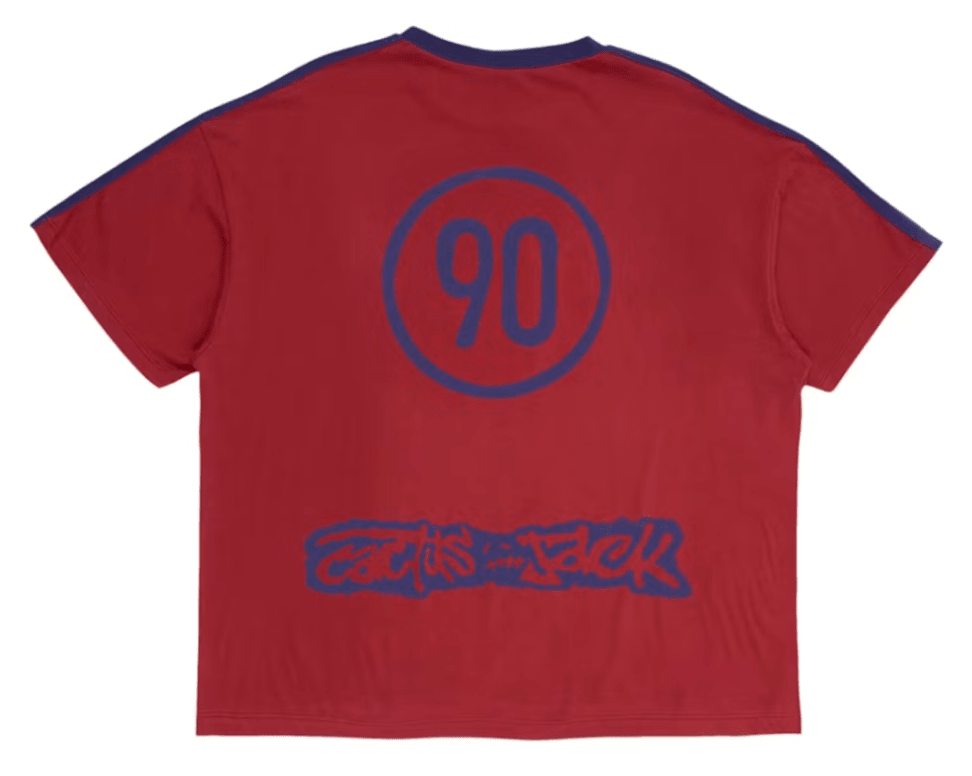 Travis Scott Cactus Jack x Nike Korea Total 90 Tee Red - Restock AveTravis Scott Cactus Jack x Nike Korea Total 90 Tee RedRestock AveRestock AveL67598195Restock Ave