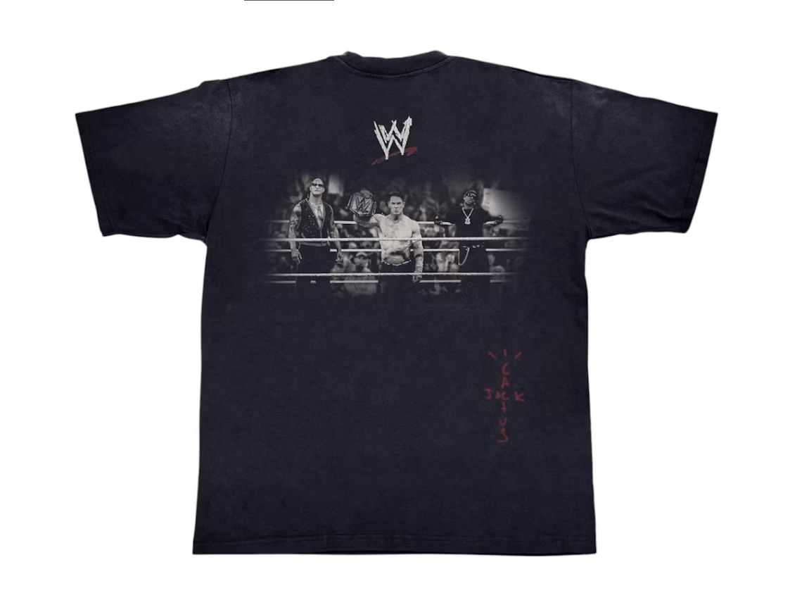 Travis Scott Wrestling Is Real T-shirt Black – Restock Ave Travis Scott Wrestling Is Real T-shirt Black – Restock Ave