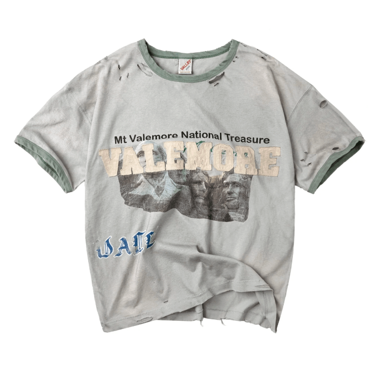 VALE FOREVER CAMP RINGER TEE GREEN - Restock AveVALE FOREVER CAMP RINGER TEE GREENRestock AveRestock AveXL90380147Restock Ave
