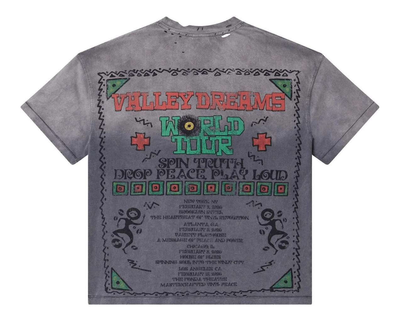 Vale Forever Chaos Bling T-Shirt Faded Black – Restock Ave