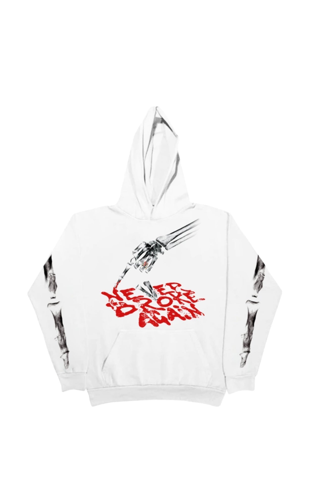 Vlone X NBA Youngboy Bones White Hoodie – Restock Ave