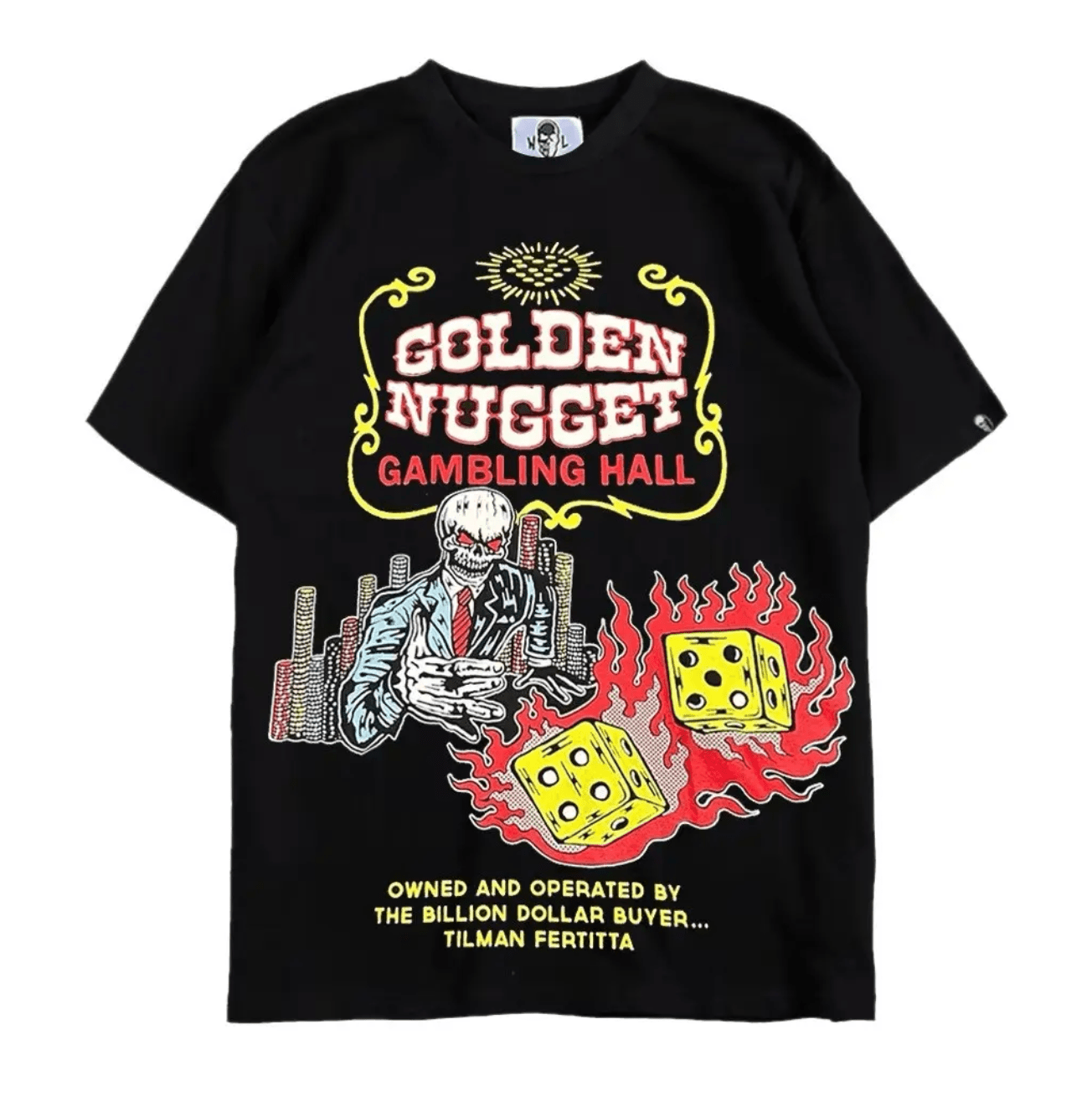 Warren Lotas Golden Nugget T-Shirt - Restock AveWarren Lotas Golden Nugget T-ShirtRestock AveRestock AveXL04414323Restock Ave