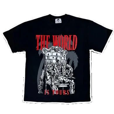 Warren Lotas The World Is Yours Black T-Shirt - Restock AveWarren Lotas The World Is Yours Black T-ShirtRestock AveRestock AveXL72114547Restock Ave